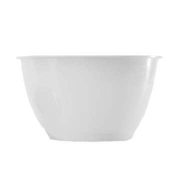 12.00 Saucerless Basket White - 25 per case - Hanging Baskets